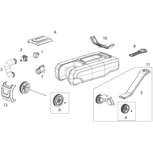 Thetford Thetford 40757 AutoStop Level Gauge Assembly for SmartTote 2 LX Waste Tank 40757